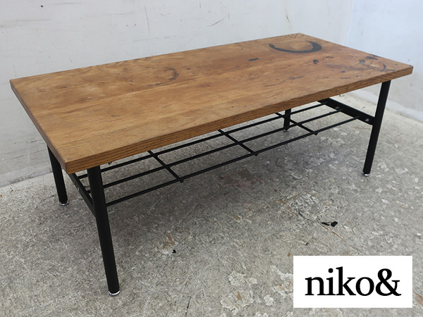 □P016□ニコアンドファニチャー/niko and furniture&supply□オーク材