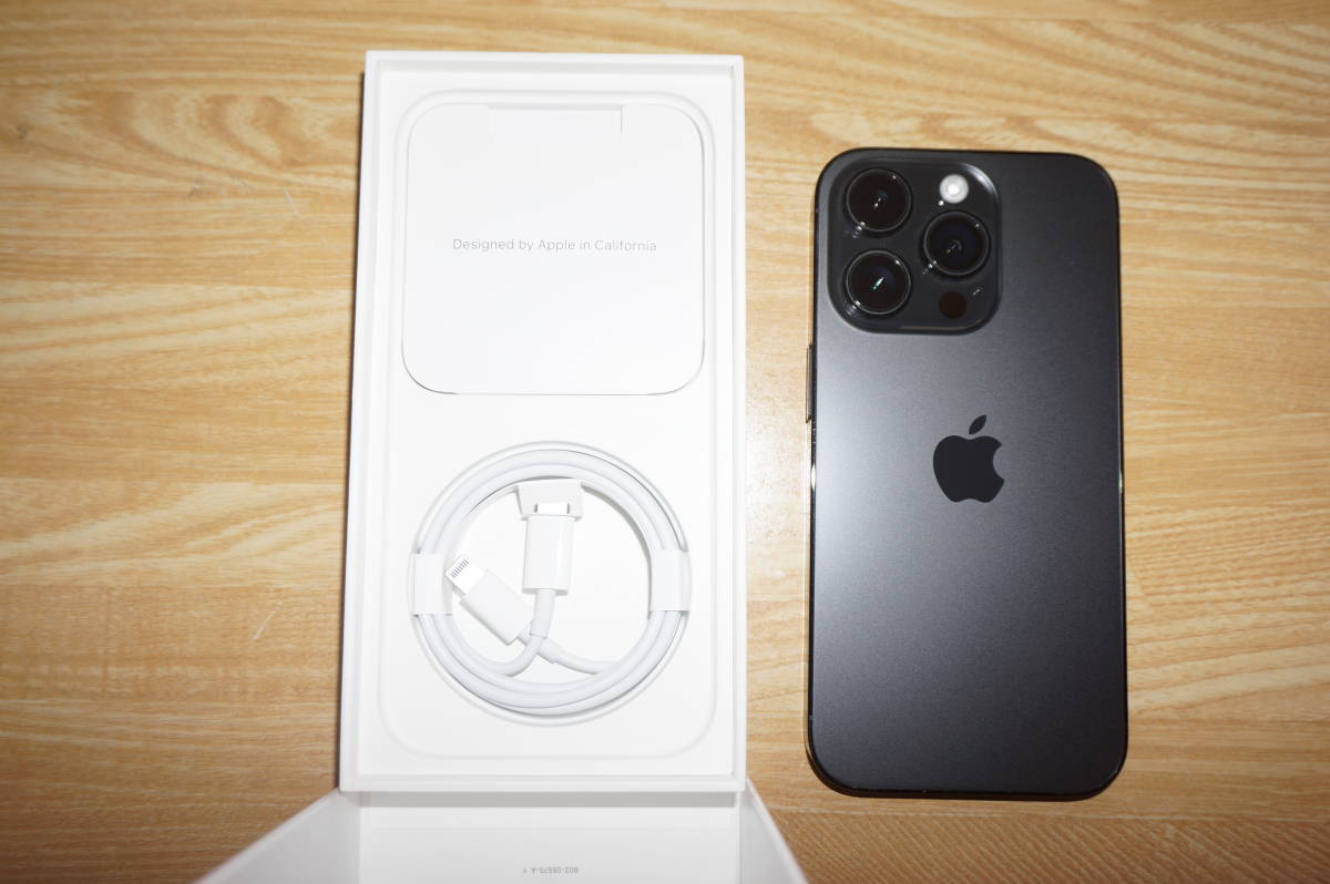 Apple iPhone14 pro 256GB スペースブラック Apple Store購入/SIM 