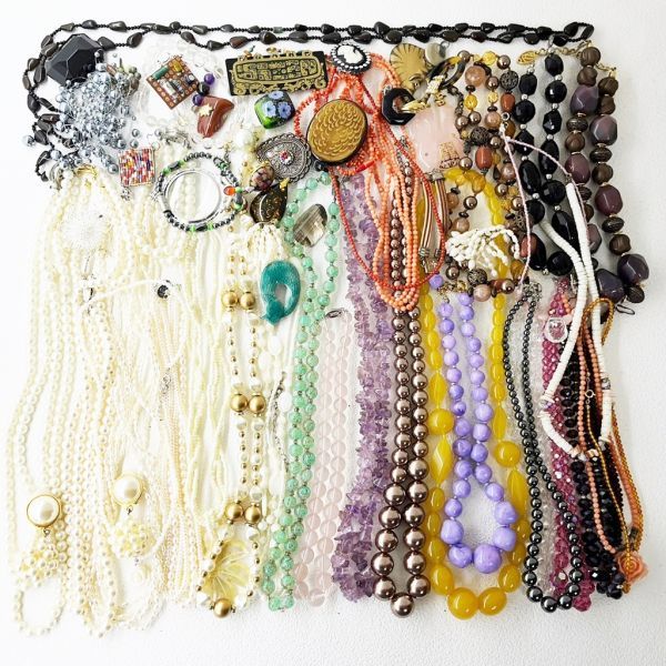 人気】アクセサリー まとめ 総重量 1，375g ネックレス ブレスレット