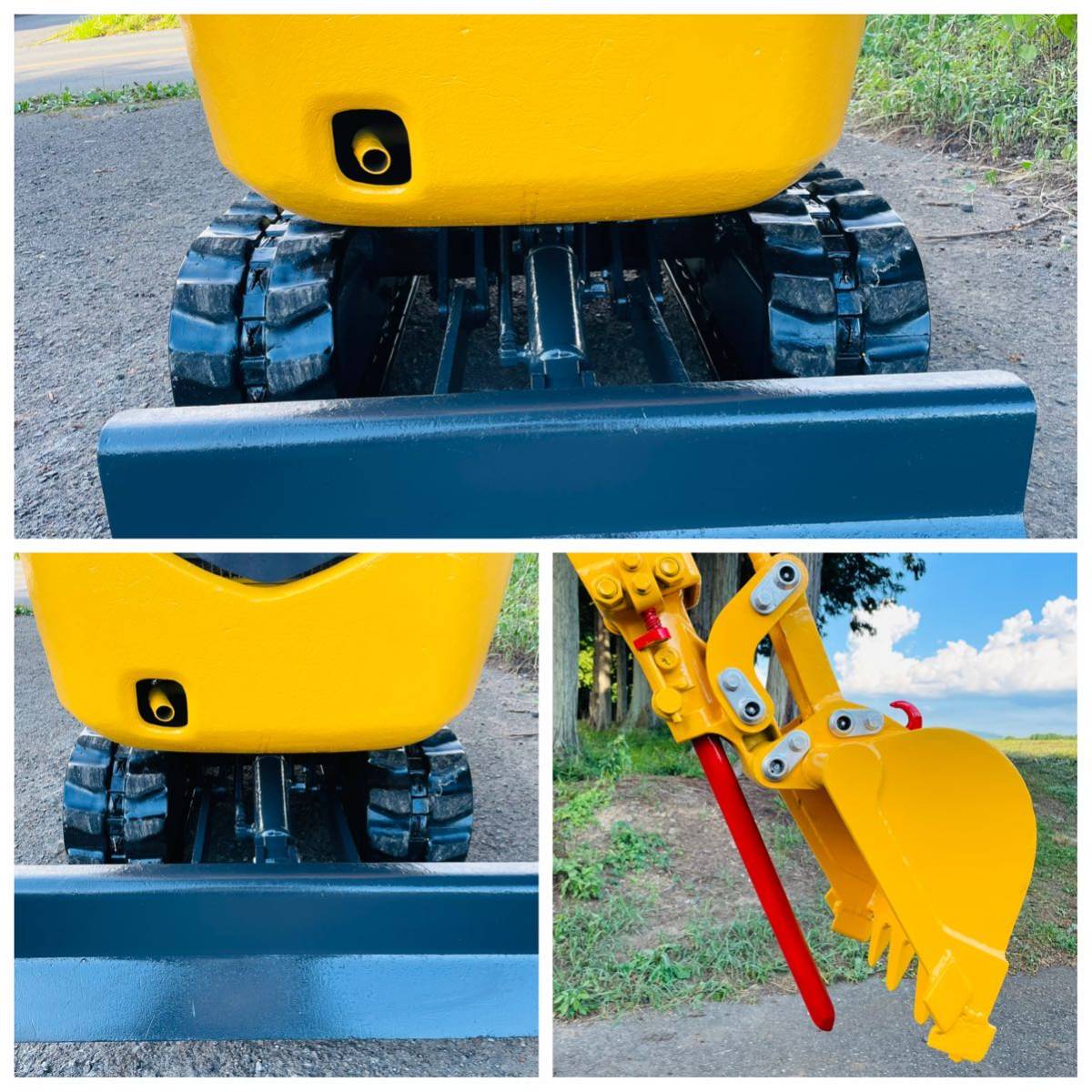 コマツミニユンボ○PC09-1○726時間○倍速付き○ キャタ幅調整○1t