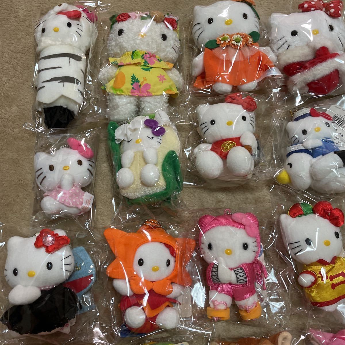 ご当地キティ プチマスコット ストラップ ぬいぐるみ セット ご当地キティ プチマスコット ストラップ ぬいぐるみ セット