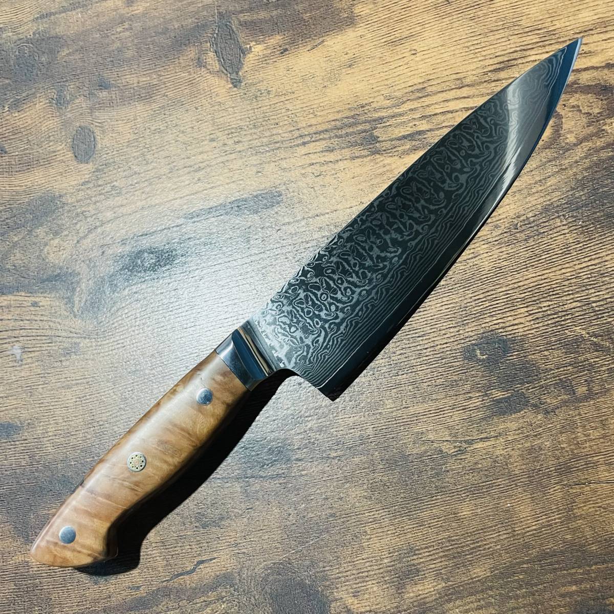 牛刀 210mm V金10号 | 包丁 最高峰の鋼材V金10号