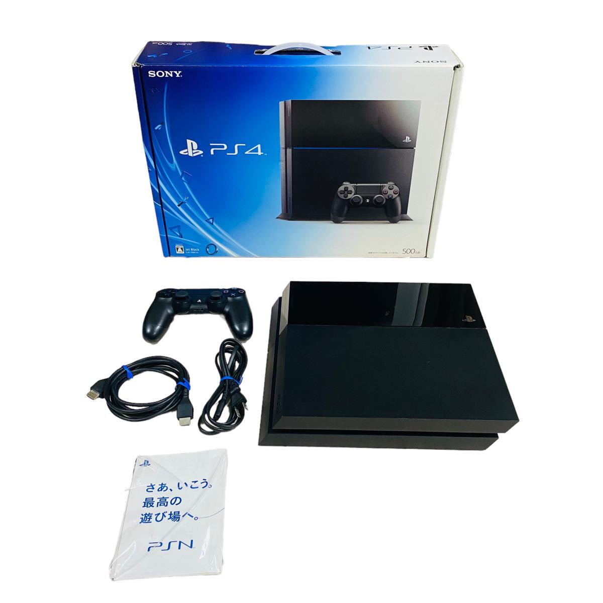 【動作確認済】PS4 SONY ソニー PlayStation4 CUH-1100A ジェット ブラック Jet Black プレ4 プレステ4「Y36」_1