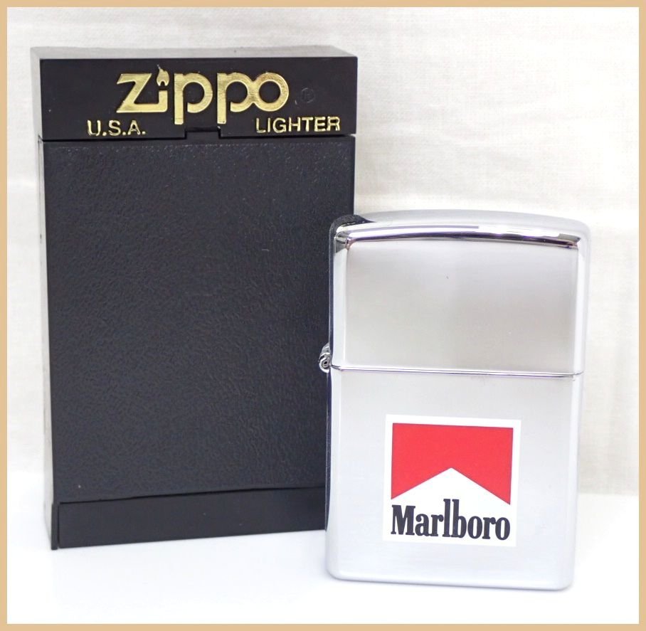 ZIPPO/ジッポー Marlboro/マルボロ 前面/側面 ロゴ 1941レプリカ 2009 