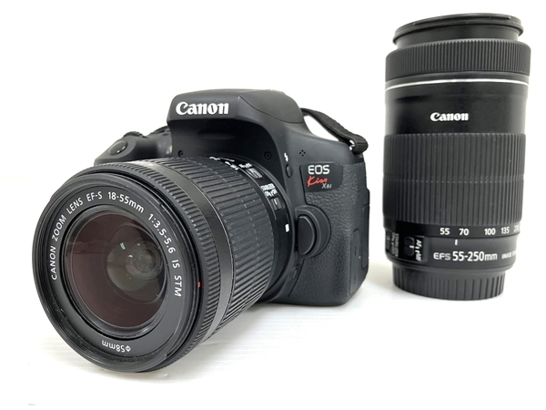 Canon キヤノン EOS Kiss X8i EFS 18-55mm/55‐250mm おまけ付 ボディ