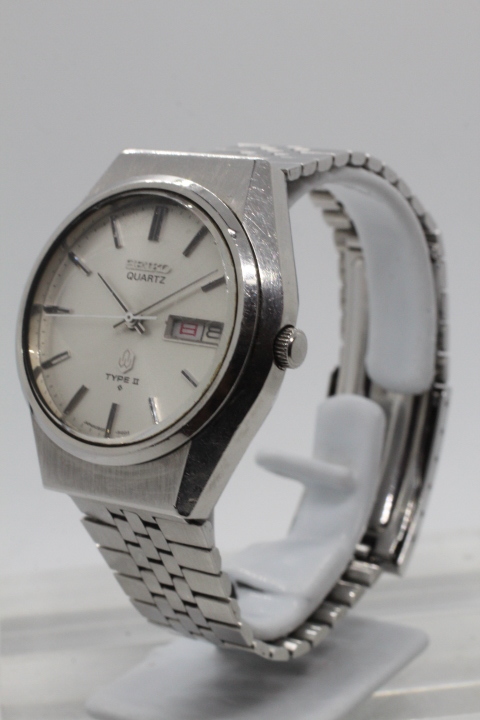 SEIKO】TIPEⅡ QUARTZ 0903-8120 STAINLESS STEEL JAPAN A 中古品時計