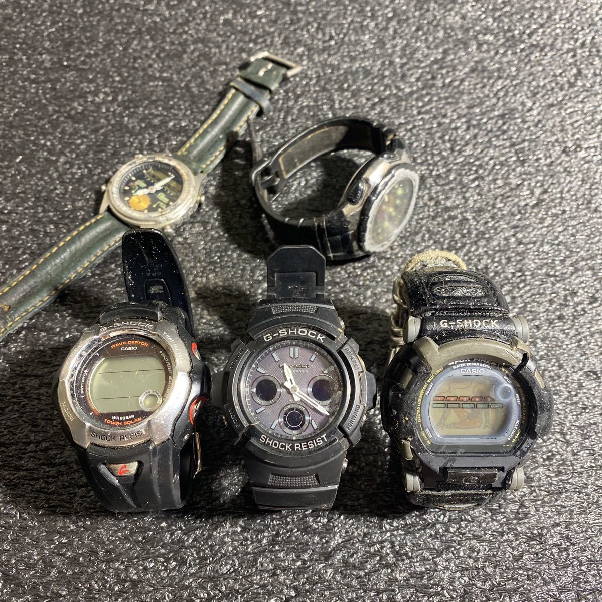 CASIO カシオ G-SHOCK 腕時計5つ ジャンク