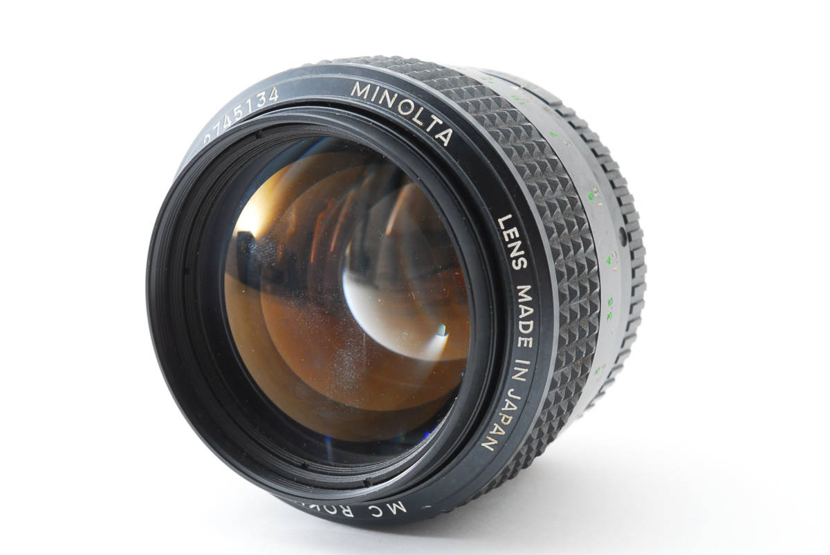 MINOLTA MC ROKKOR 58mm F1.2 単焦点 標準 大口径レンズ #3560☆