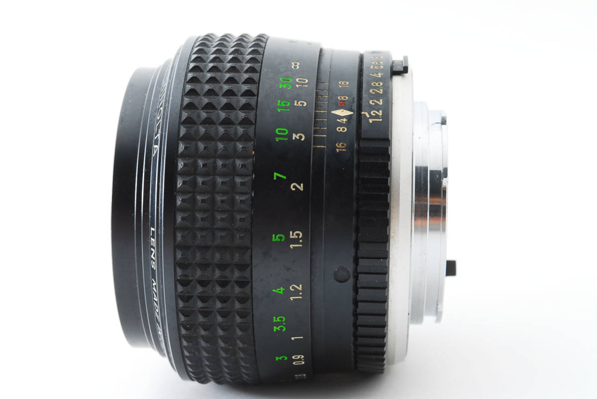 MINOLTA MC ROKKOR 58mm F1.2 単焦点 標準 大口径レンズ #3560☆