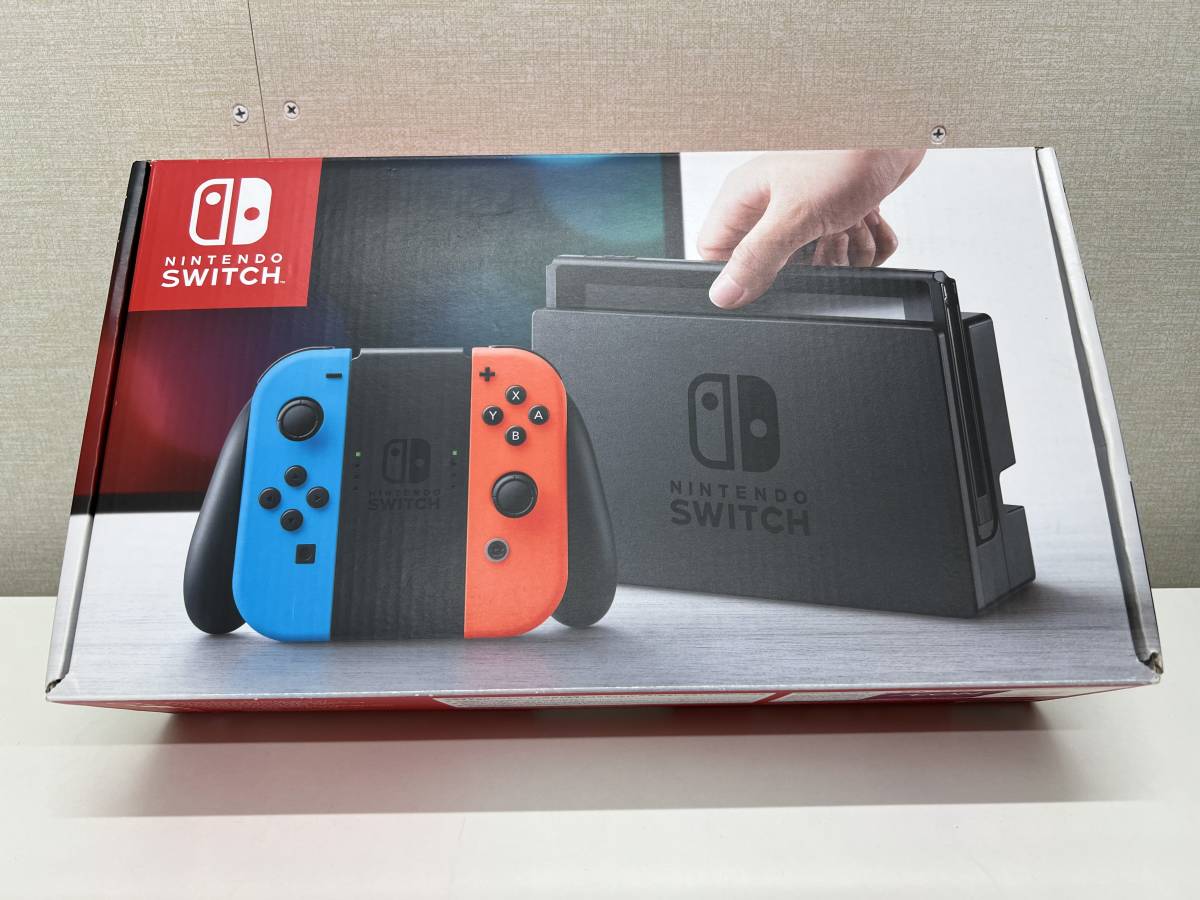 １円～　ニンテンドースイッチ本体★Nintendo Switch 本体 旧型 JOY-CON ネオンカラー★HAC-S-KABAA★動作確認済 / 初期化済 中古