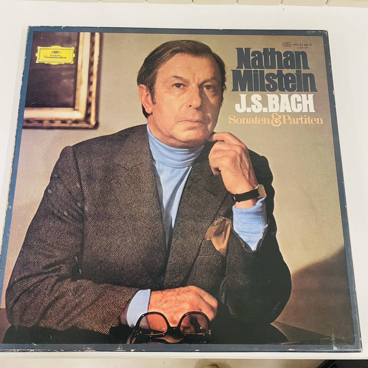 独DGG 3LP ヨハン・セバスティアン・バッハ 無伴奏ヴァイオリンのためのソナタとパルティータ全曲 ミルシテイン Nathan Milstein【7996-N】