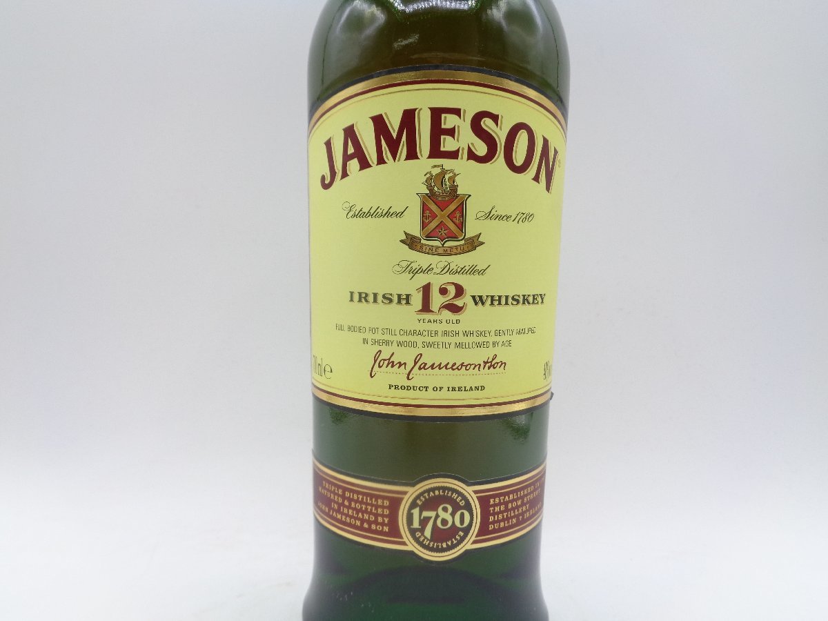 JAMESON 12年 ジェムソン アイリッシュ ウイスキー 700ml 40% 箱入