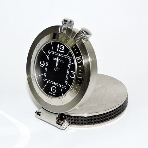 ジャンク品】Cartier カルティエ 置き時計 2876 パシャタイマー【送料