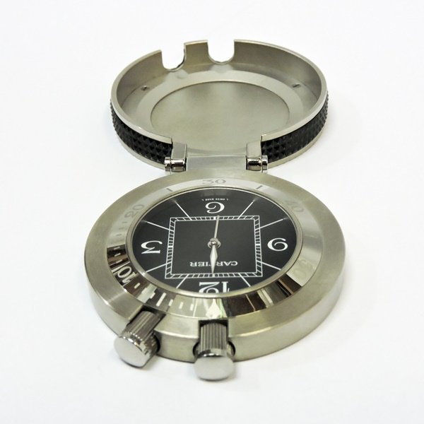 ジャンク品】Cartier カルティエ 置き時計 2876 パシャタイマー【送料