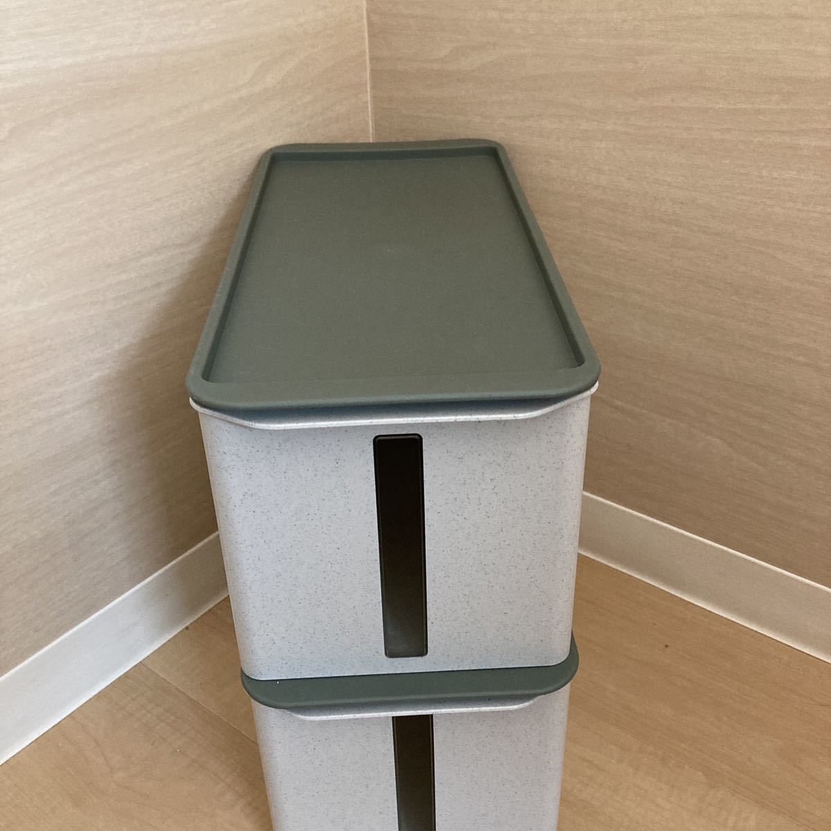 Bウルトラディープスーパーケース☆薄ピンク☆タッパーウェア