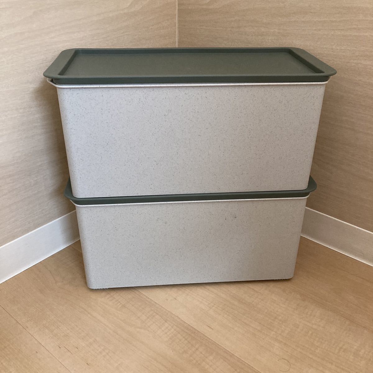 Bウルトラディープスーパーケース☆薄ピンク☆タッパーウェア