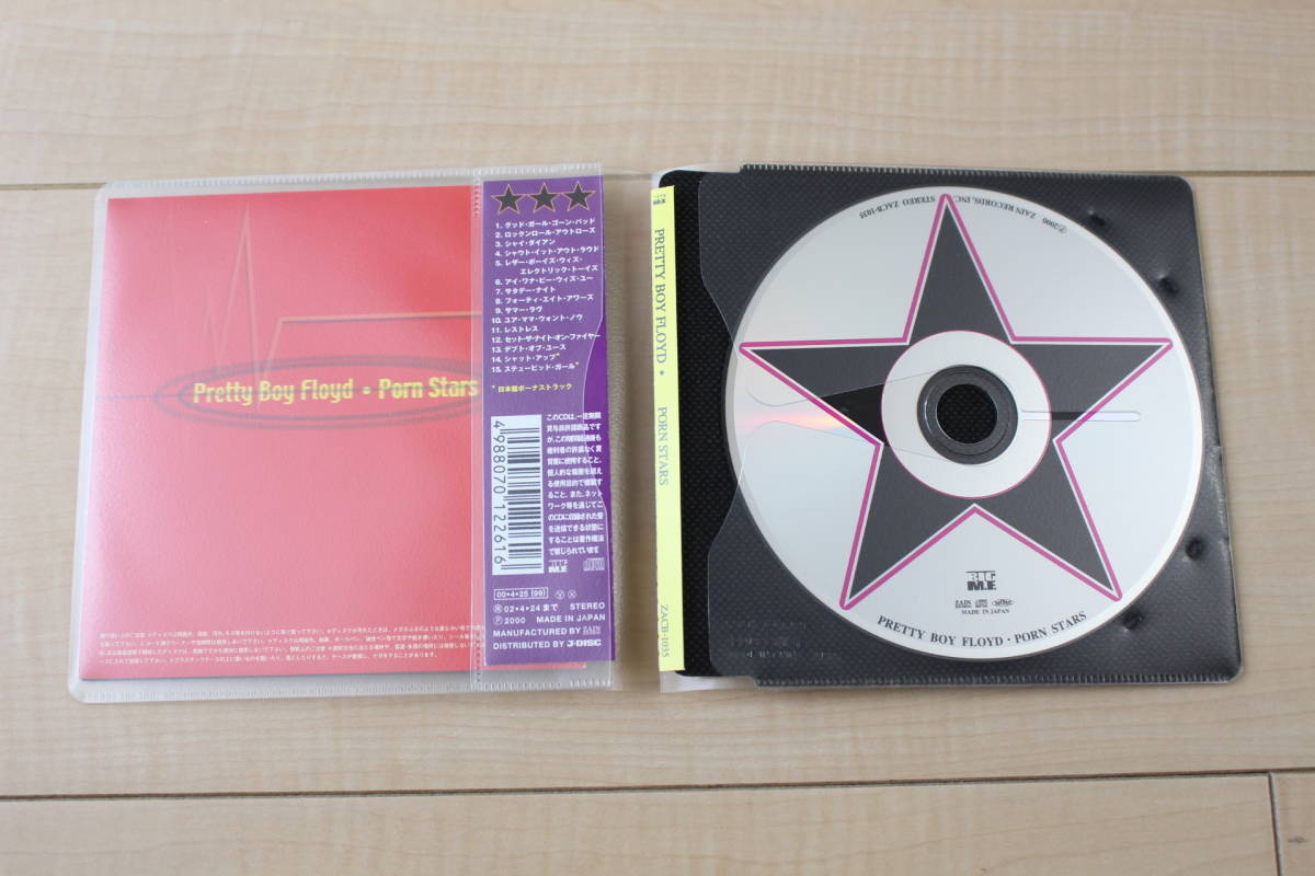 PRETTY BOY FLOYD PORN STARS CD 元ケース無し メディアパス収納_3