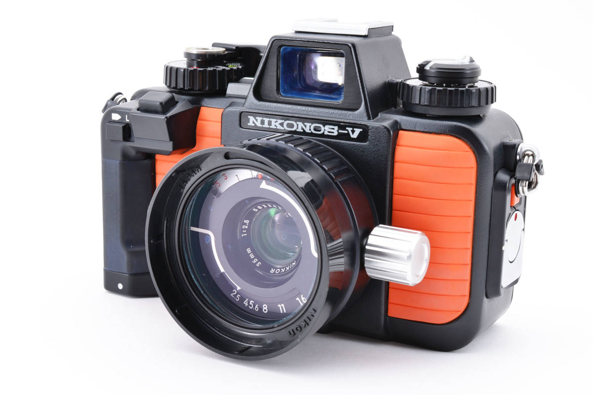 極 ニコン NIKON NIKONOS-V 35mm F2.5 ニコノス 露出計 シャッターOK  