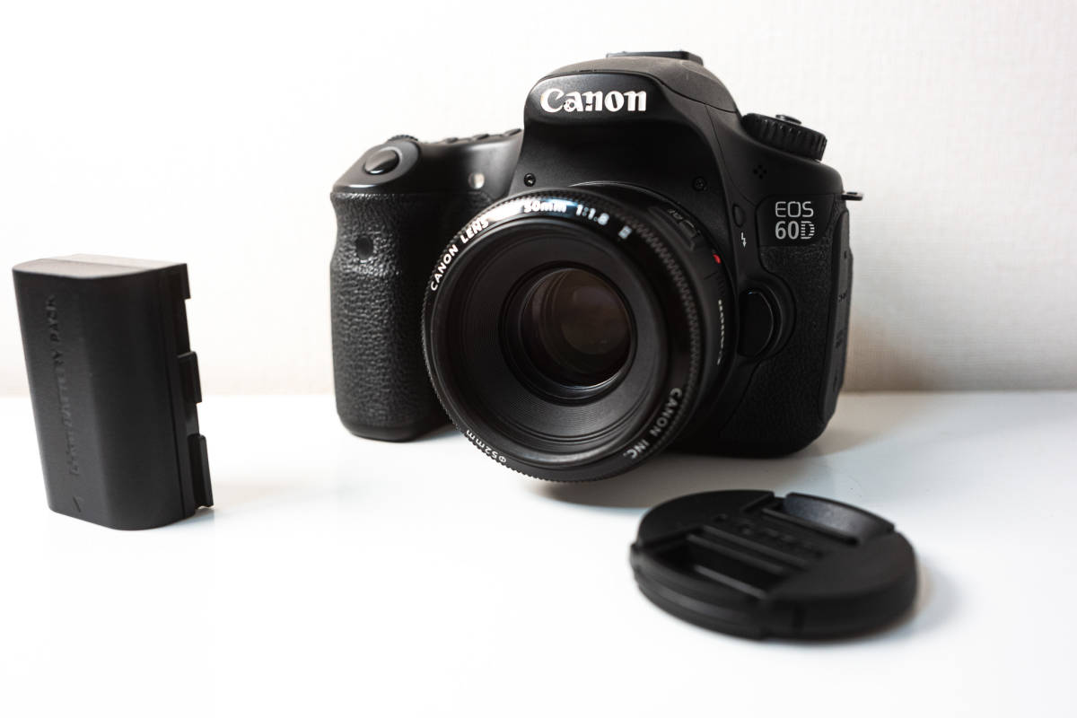 CANON EOS 60D ボディ & F1.8 50ミリレンズセット 1800万画素CMOS 
