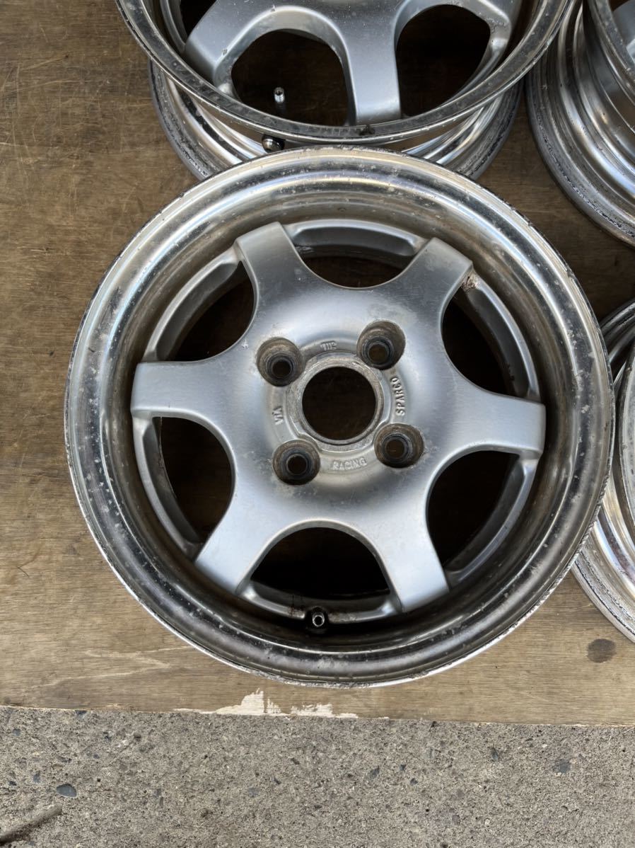 RACING SPARCO 13インチ 5J 4穴 PCD100 オフセット約35(社外品)｜売買 