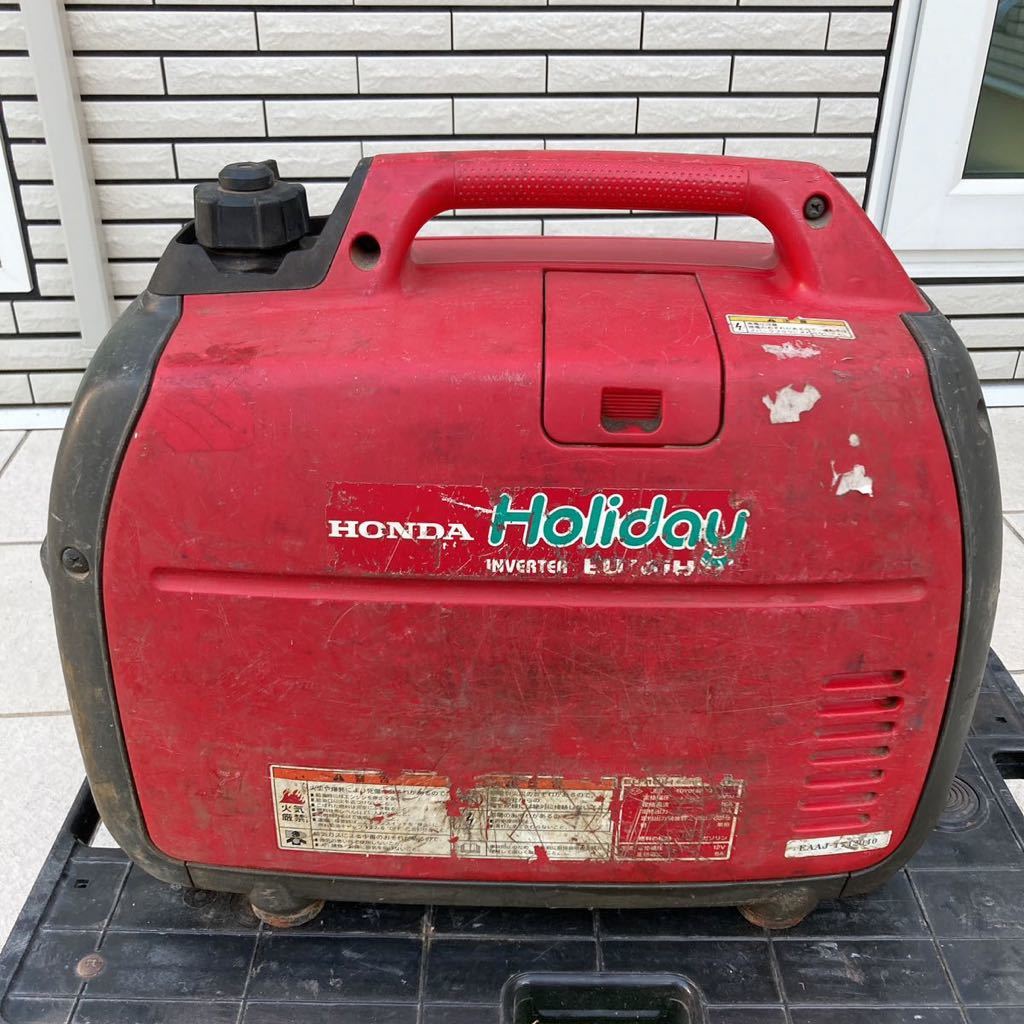 HONDA Holiday インバーター発電機 EU16iHジャンク 一発始動しました！ HONDA インバータ EU16iH Holiday 発電機 50/60Hz