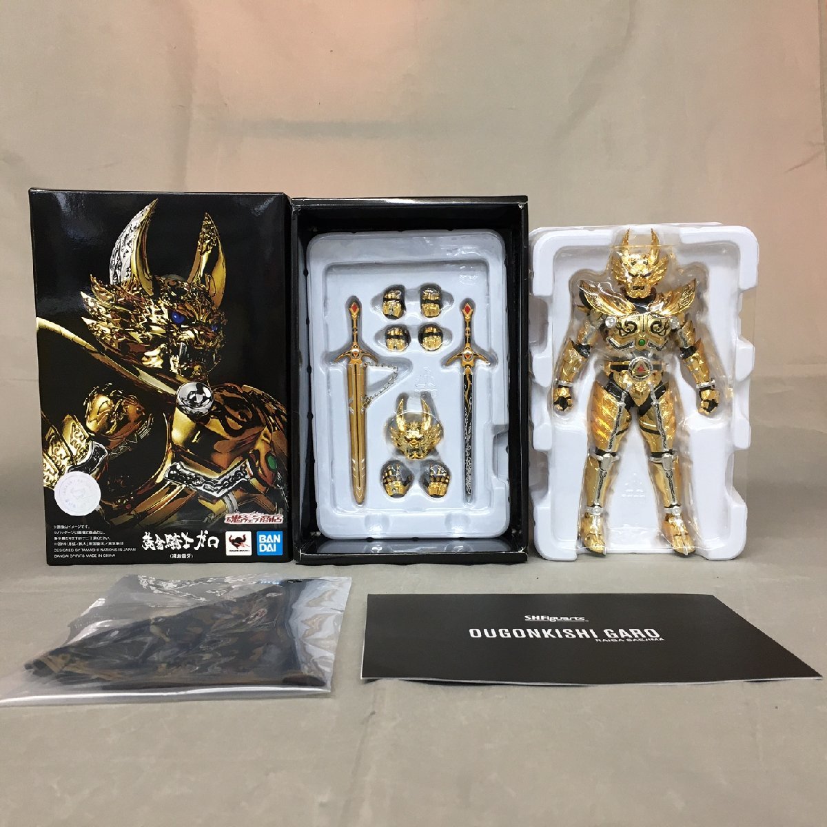 中古品A】BANDAI(バンダイ) S.H.Figuarts 真骨彫製法 黄金騎士ガロ 