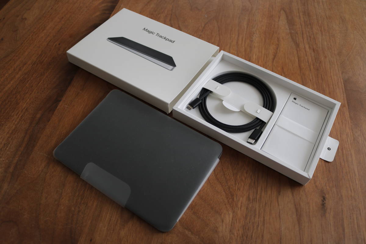 [程度良好/現行モデル] Apple Magic Trackpad 3（Multi-Touch対応）Black Wireless Model A1535 MMMP3ZA/A トラックパッド 3 ブラック