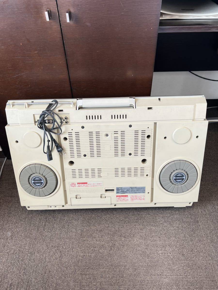 SHARP VZ-V2 シャープ ラジカセ 大型 レコード 両面演奏ポータブル