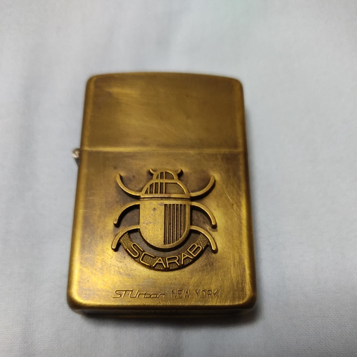 未使用 86年製 ダブルイヤー刻印 SOLID BRASS ジッポー
