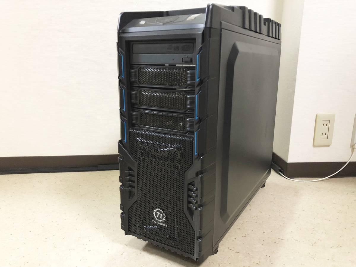 ジャンク 自作PC Core i7-3770K 3.5Ghz/8GB/SSD120GB/HDD500GB×2/Radeon HD 6900 Series/ASRock Z77 Extreme4/Thermaltake/Windows10