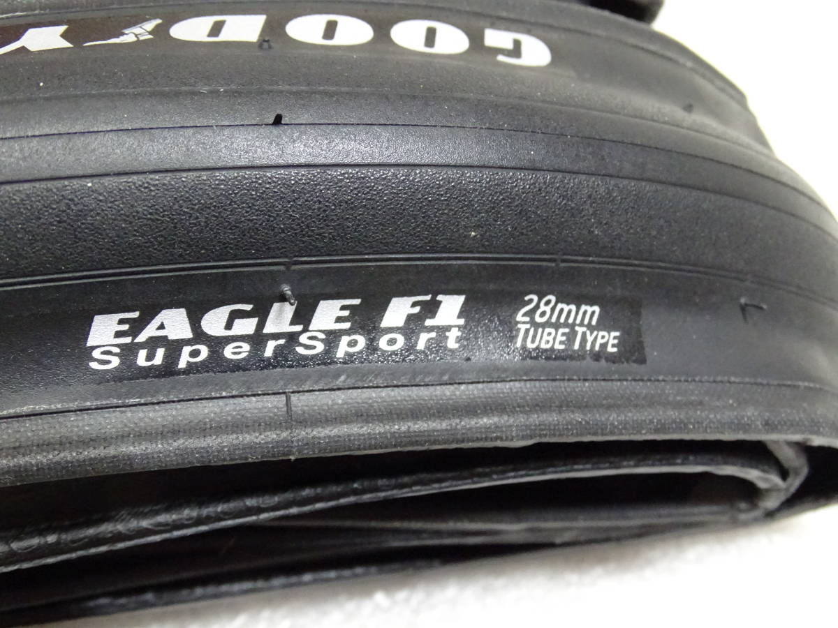 GOODYEAR EAGLE F1 SuperSport 28C クリンチャー タイヤ 黒 2本セット