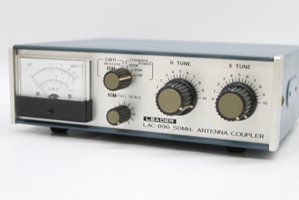 LAC-896 LEADER 50MHz 直接お渡し歓迎 アンテナカップラー10 100W⁄20W⁄5W