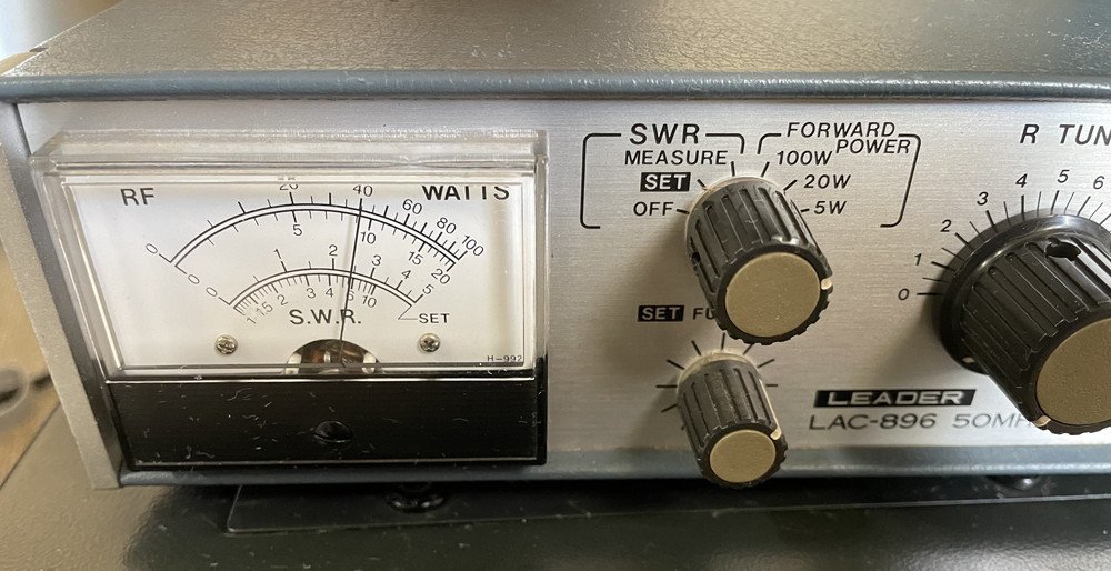 LAC-896 LEADER 50MHz 直接お渡し歓迎 アンテナカップラー10 100W⁄20W⁄5W