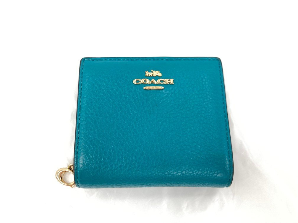 【BHAC6091】COACH　二つ折り財布