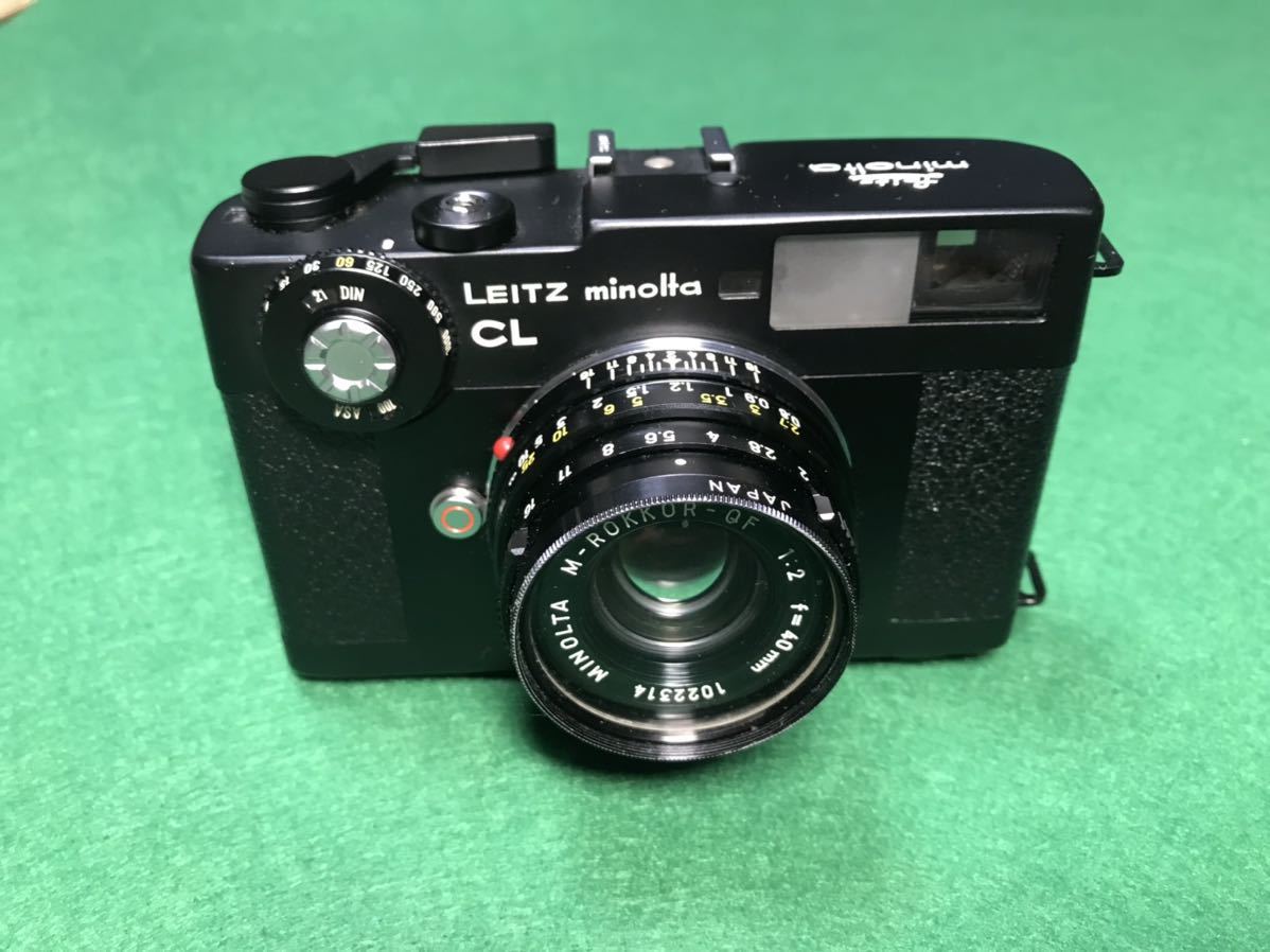 40mm F2 Minolta 90mm F4 ライツミノルタCL＋ M-ROKKOR-QF 40mm LEITZ