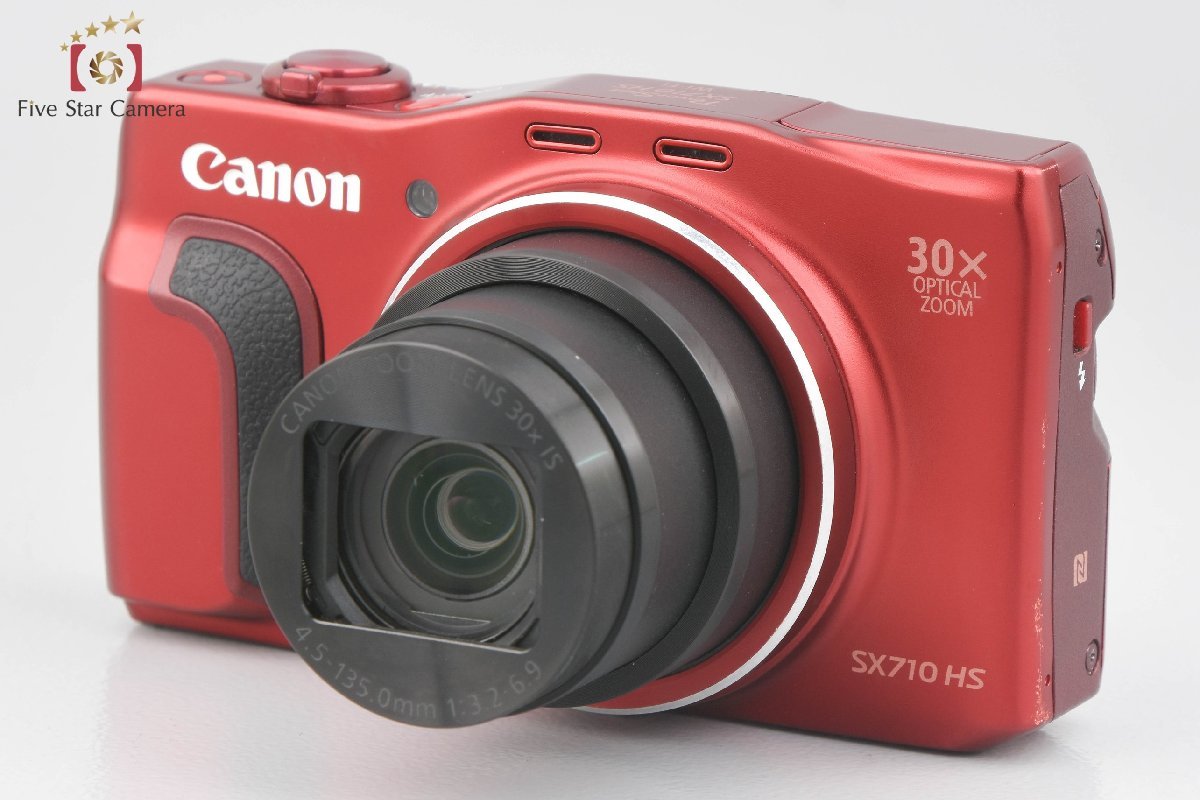 中古】Canon キヤノン PowerShot SX710 HS レッド コンパクトデジタル 