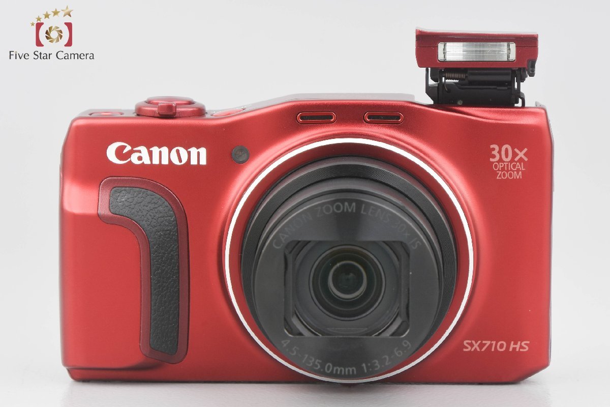 中古】Canon キヤノン PowerShot SX710 HS レッド コンパクトデジタル 