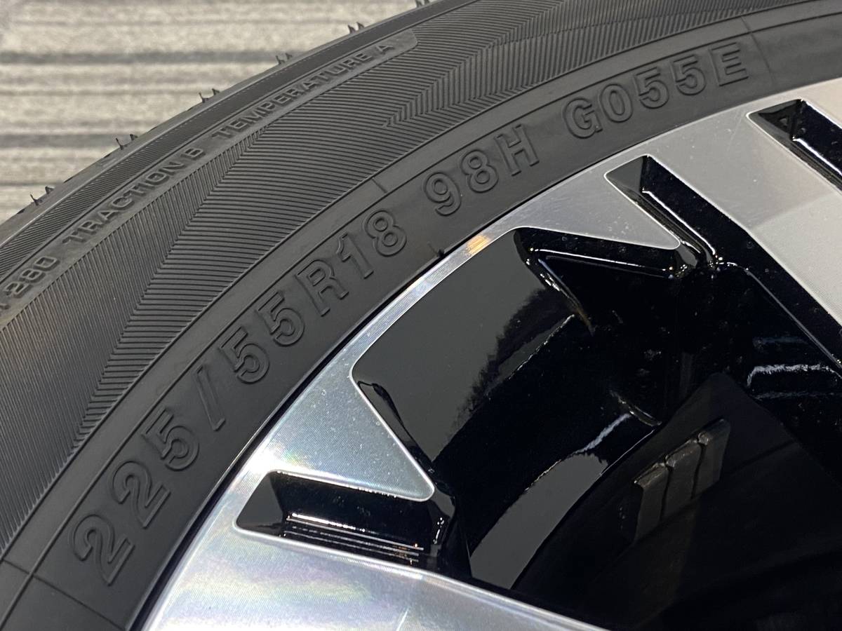 デリカD5 新車外し 225/55/18 4本 【公式通販】
