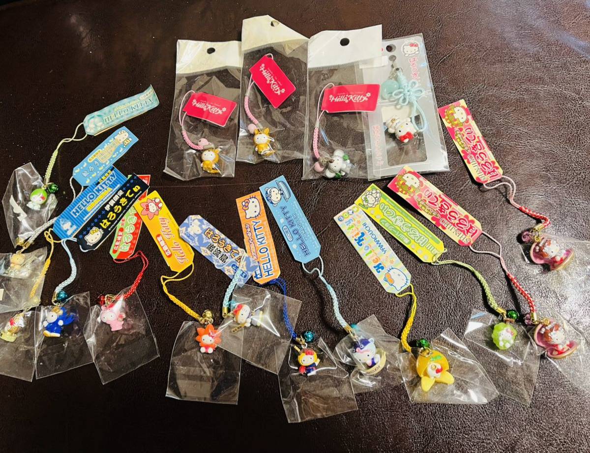 ハローキティ レコードショップ限定 DJキティ 2005 ストラップ ご当地