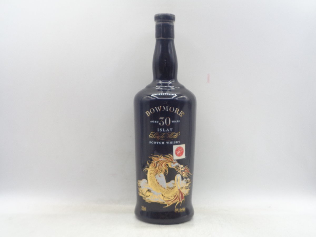 同梱不可】BOWMORE 30年 ボウモア ドラゴン 陶器ボトル アイラ