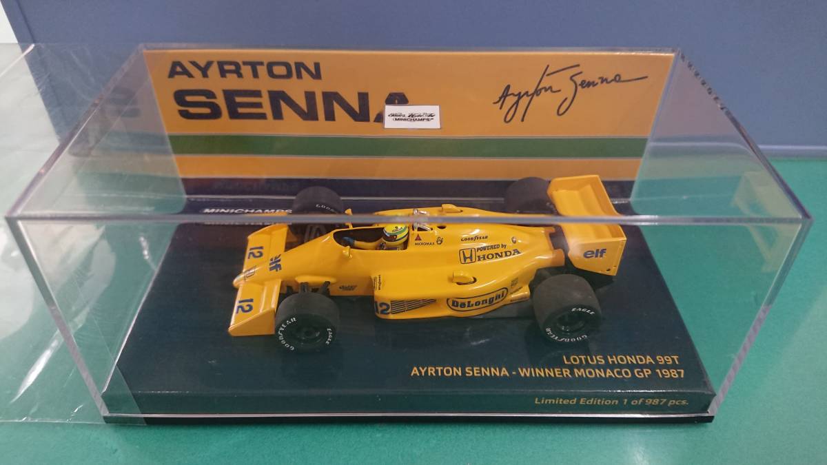 人気定番，定番人気 MINICHAMPS 1/43 ロータス ホンダ 99T アイルトン セナ WINNER MONACO GP 1987(レーシングカー)｜売買されたオークション情報、yahooの商品情報をアーカイブ公開 - オークファン レーシングカー