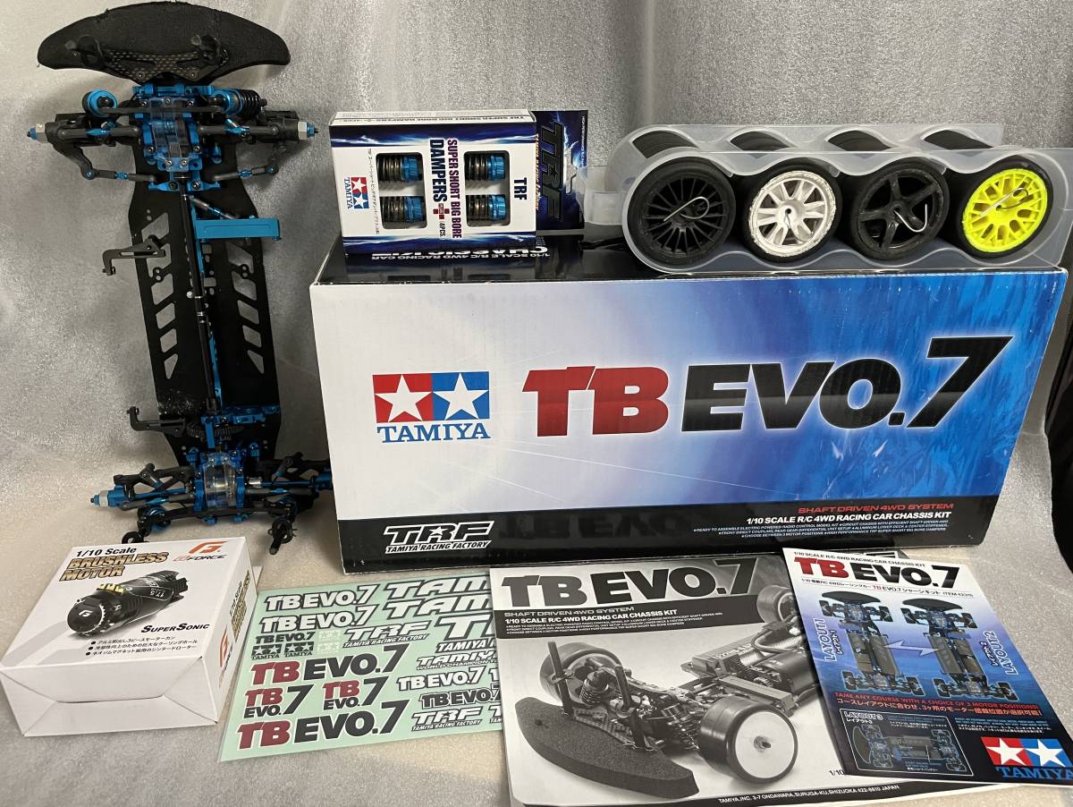 正規品，送料無料 タミヤ TB EVO.7 シャーシ ＋ オプション多数 あり(田宮模型)｜売買されたオークション情報、yahooの商品情報をアーカイブ公開 - オークファン 田宮模型