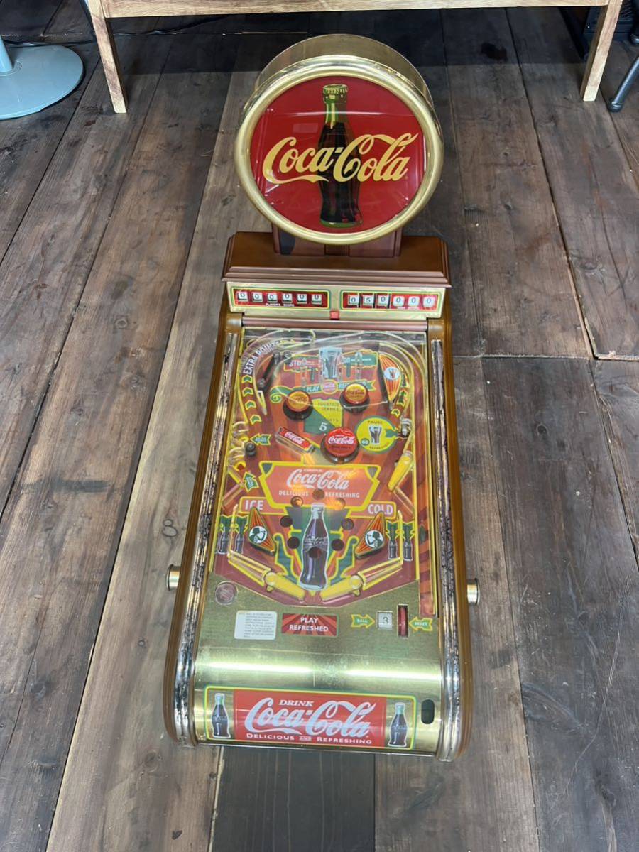 コカ・コーラ PINBALL MACHINE ピンボールゲーム 小さな卓上ピンボール