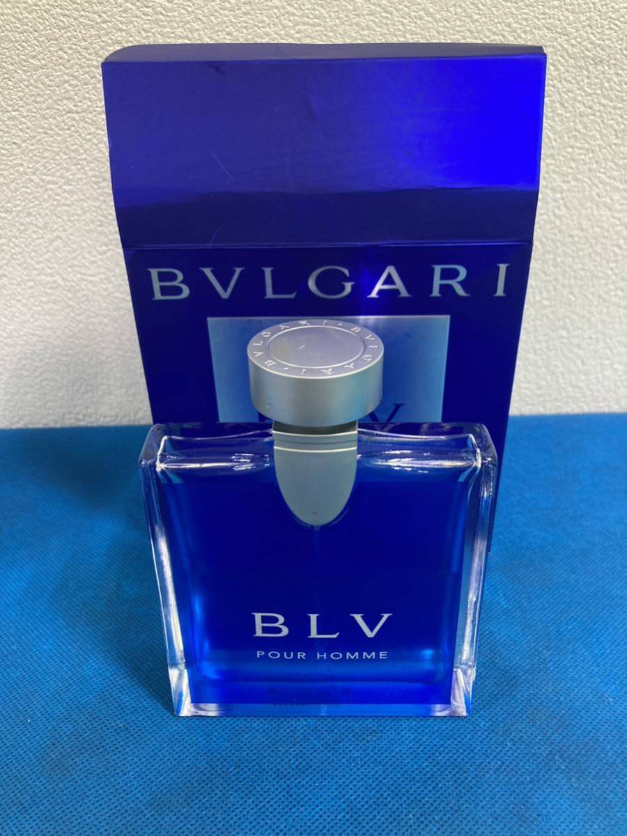 ◆ブルガリ ブルー プールオム オードトワレ 100ml◆ブルガリブループールオム◆ブルガリブルーオム◆ブルガリオム ◆残量約半分