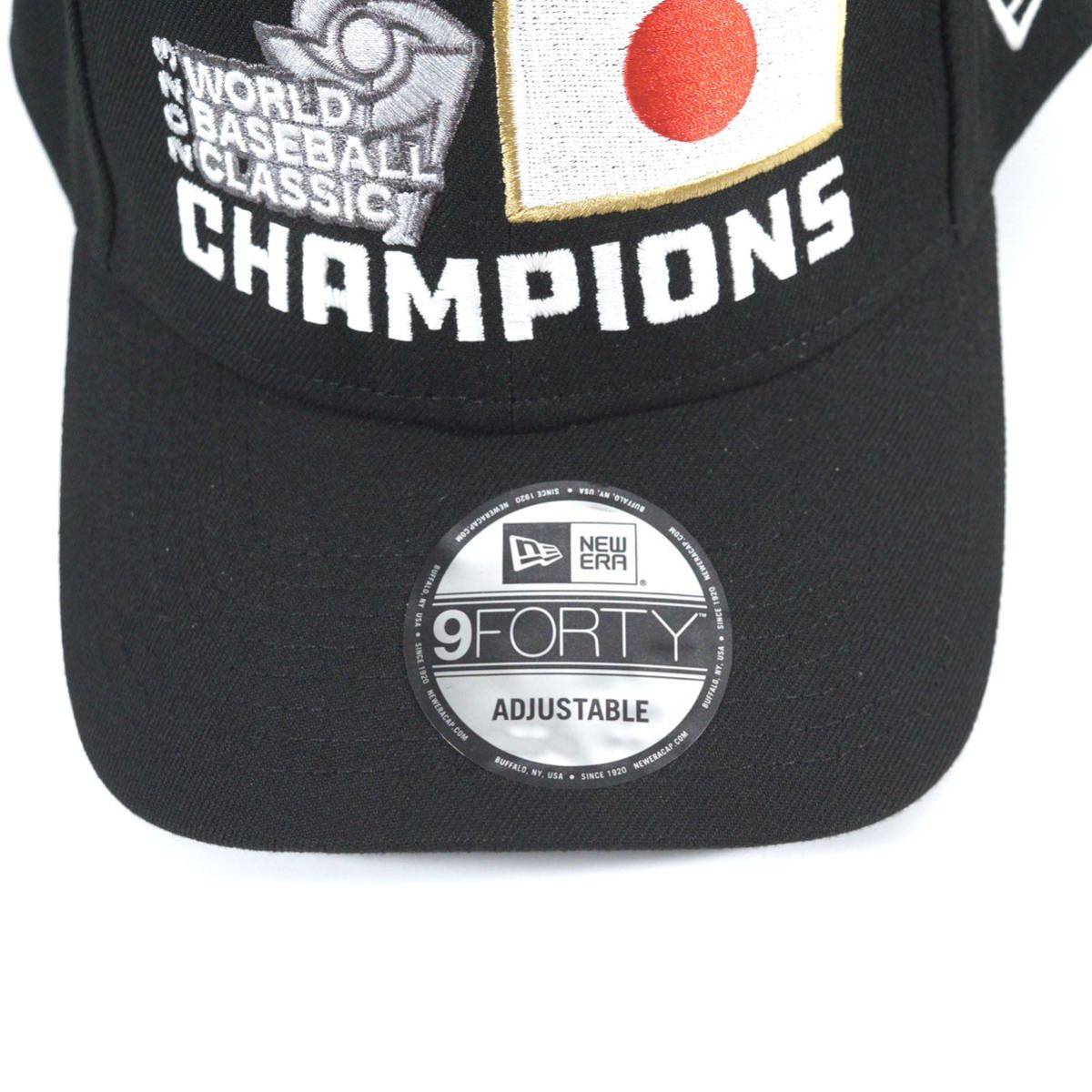 MLB公式 WBC チャンピオンCAP NEW ERA 9FORTY ブラック ライセンス