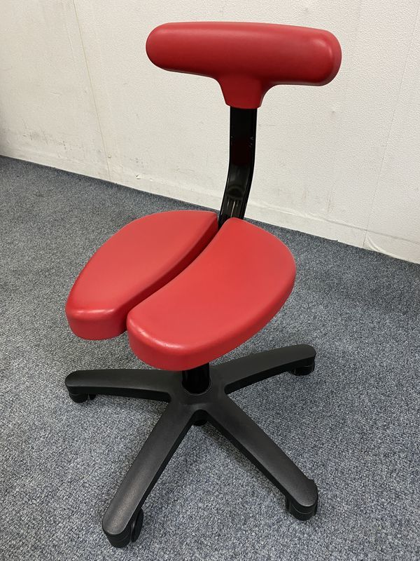 G23871H2307）アーユルチェア オクトパス キャスター レッド 赤 Ayur Chair