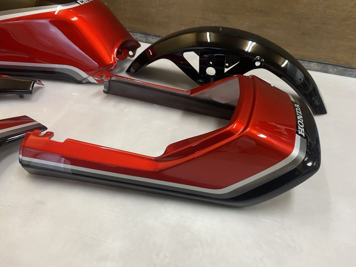 CBX400F 2型 黒赤 純正 外装セット タンク CBR ビート 塗装 550F 