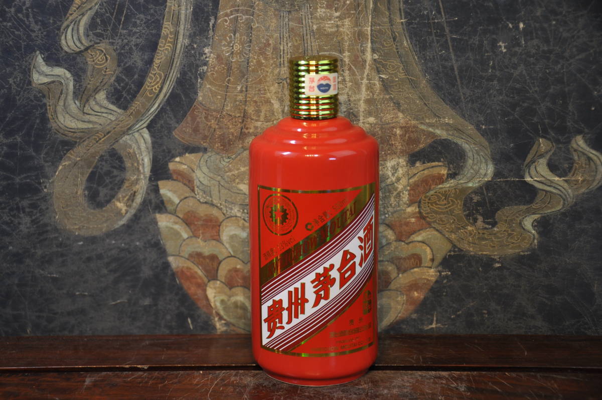 貴州茅台酒 干支馬年茅台酒 マオタイ酒 五星ラベル 500ml 53% 2014年製