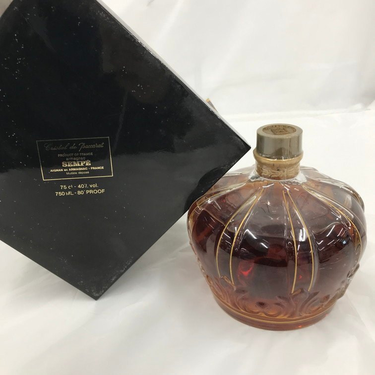 SEMPE サンペ ナポレオン アルマニャック Baccarat バカラボトル 750ml