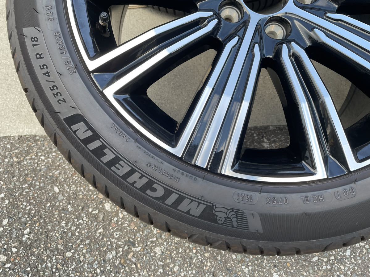 ボルボ VOLVO 純正 18インチアルミホイール + タイヤ 4本セット 235
